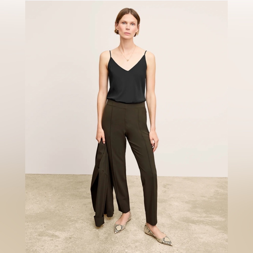 MM. LAFLEUR | COLBY TRAVEL PANT ORIGAMITECH OLIVE GREEN SIZE 0 - Picture 2 of 12